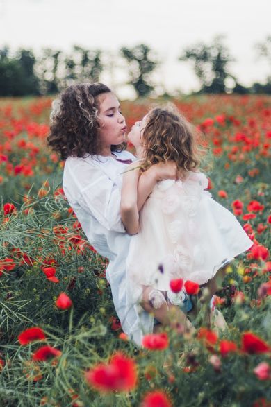 nature, children, family