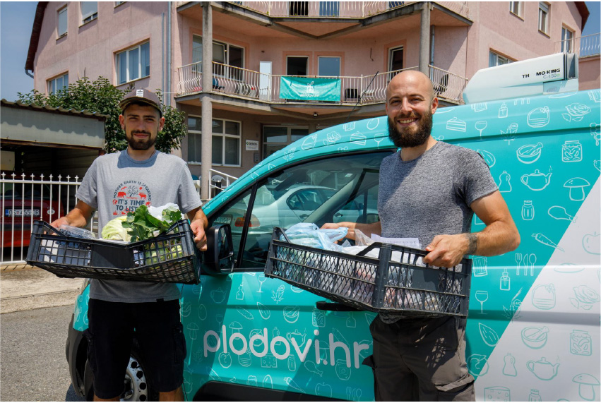 Delivery Guys with baskets