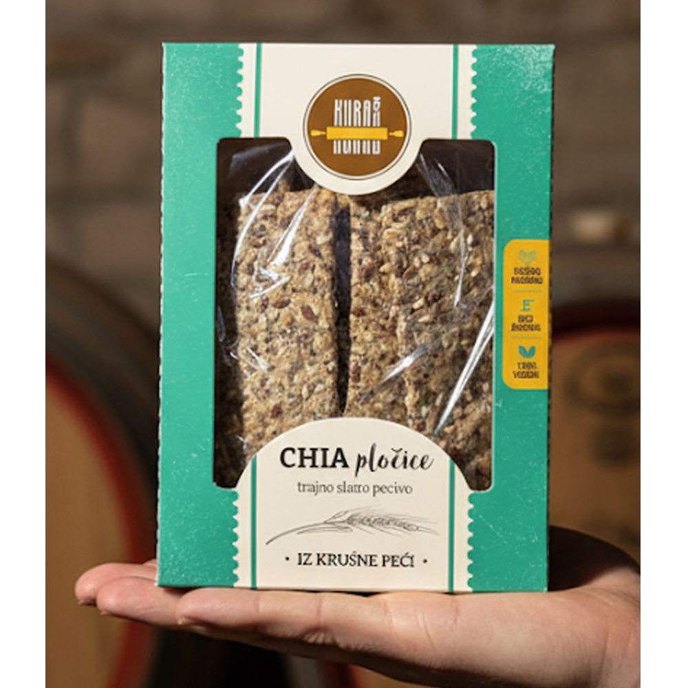 Chia pločice od pirovog brašna