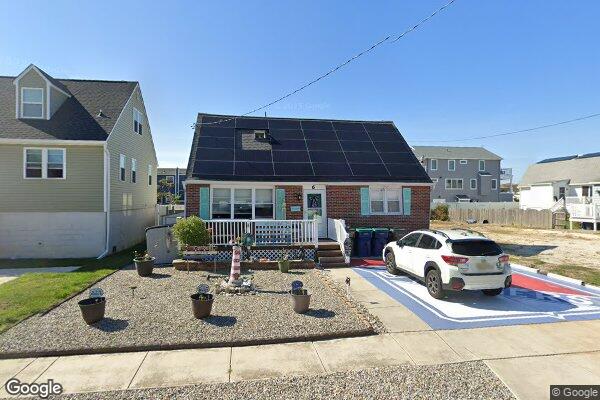 Street view of 6 Franklin Pl, Brigantine, NJ 08203