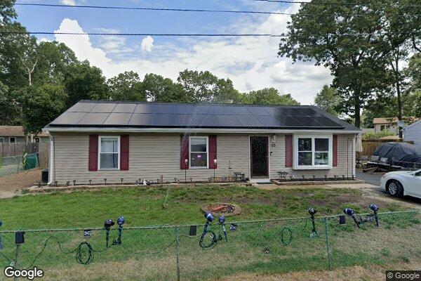 Street view of 20 Clover St, Pemberton, NJ 08015