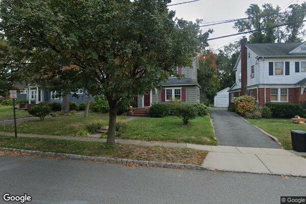 Street view of 43 Walnut Crescent, Montclair, NJ 07042