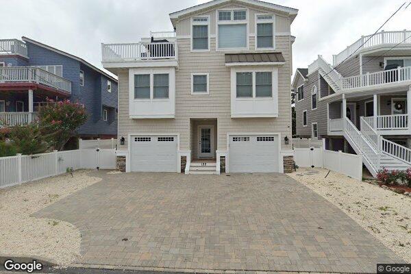 Street view of 128 E Ohio Ave, Long Beach, NJ 07417
