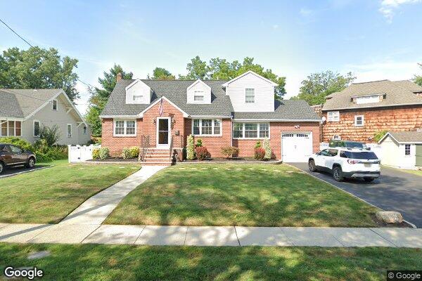 Street view of 21 John St, Cranford, NJ 07016