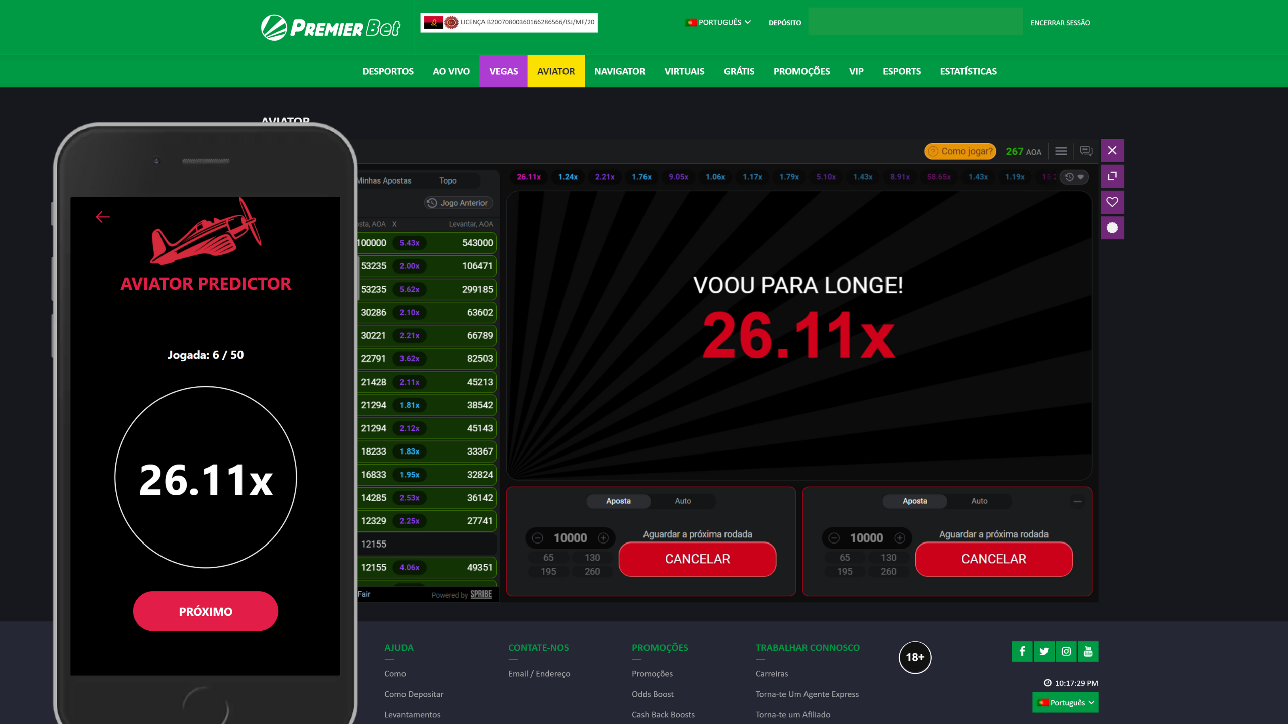 Guia para aposta Aviator com melhores odds