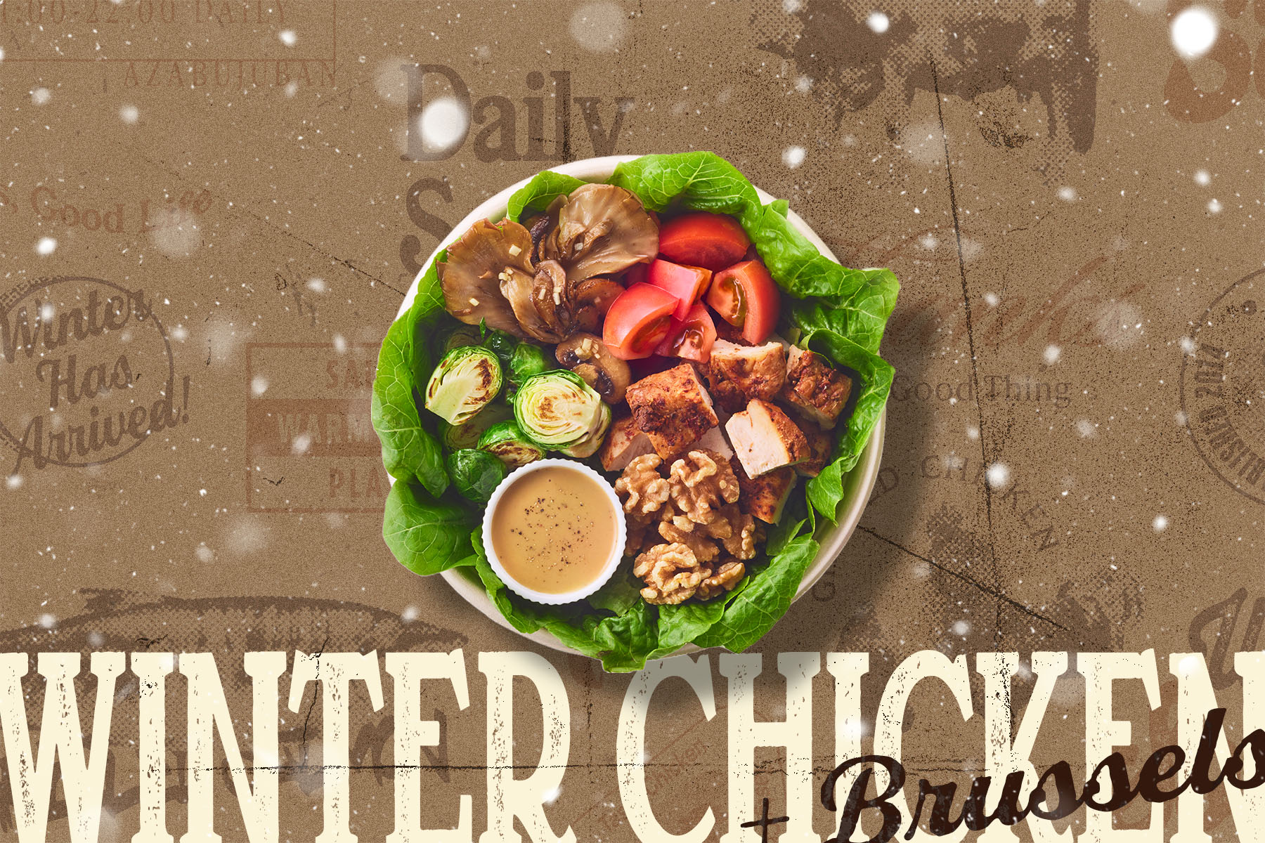 WINTER CHICKEN + BRUSSELS