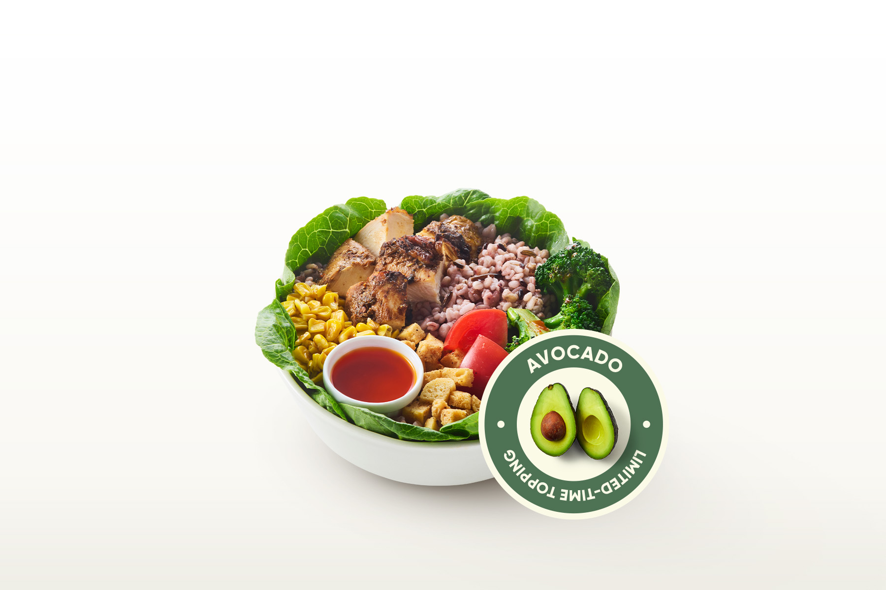 Grilled Chicken & Wild Rice Chili Bowl + Avocado（1/4）