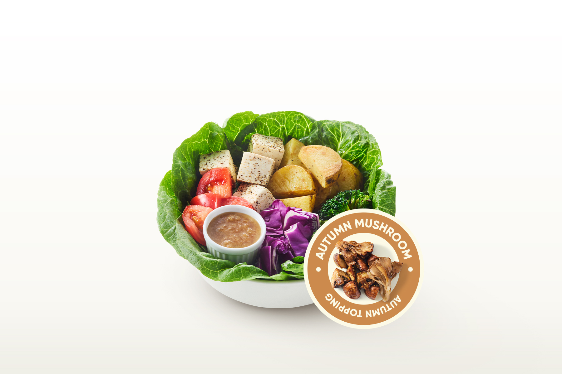 Tofu & Potato Wafu Onion Salad × AUTUMN MUSHROOM