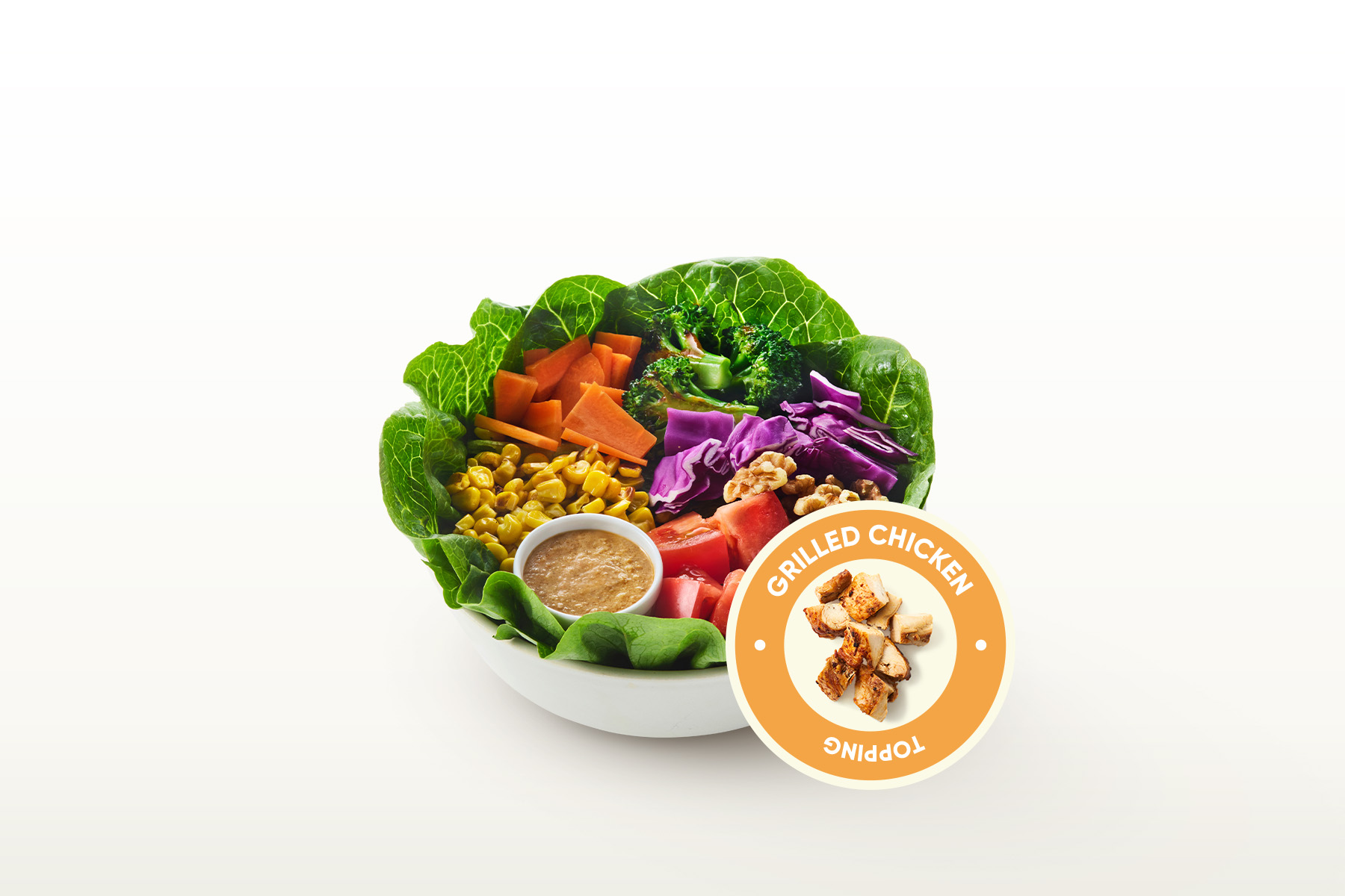 Healthy Wafu Sesame Salad + Grilled Chicken