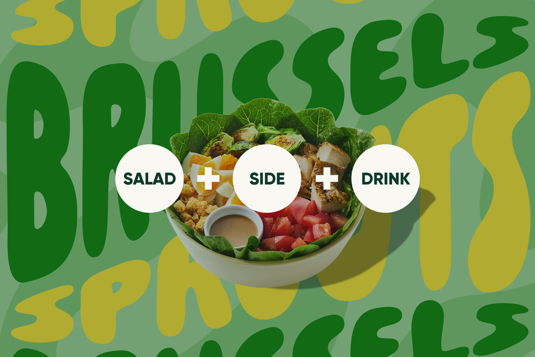 CHICKEN + BRUSSELS SPROUTS TRIO SET