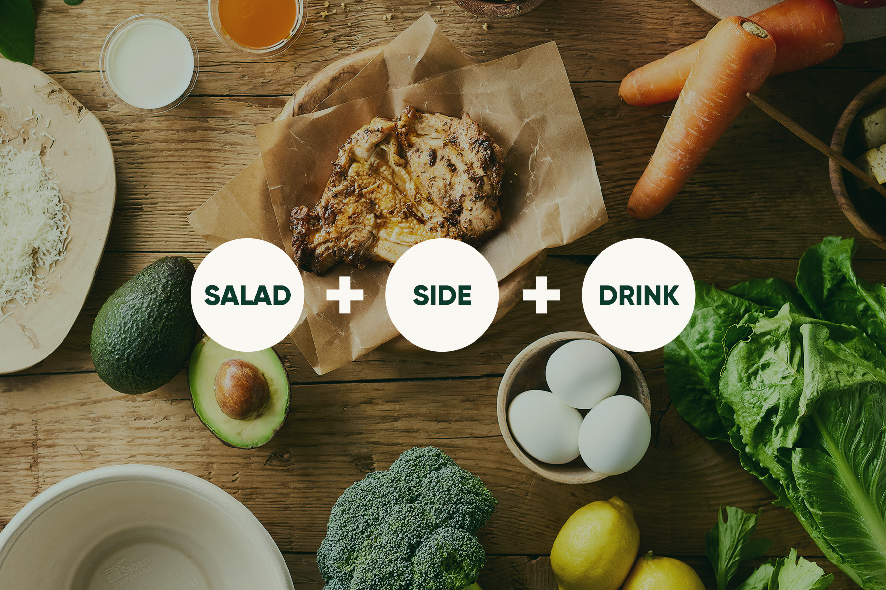 CUSTOM SALAD TRIO SET