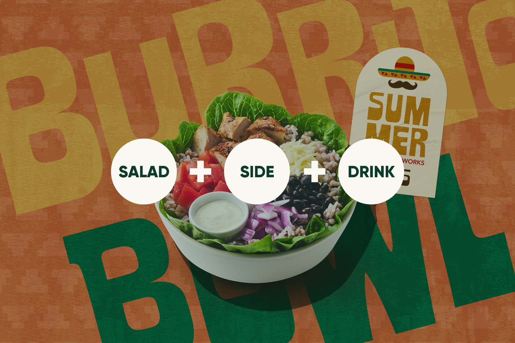 BURRITO BOWL (CHICKEN +30g) TRIO SET