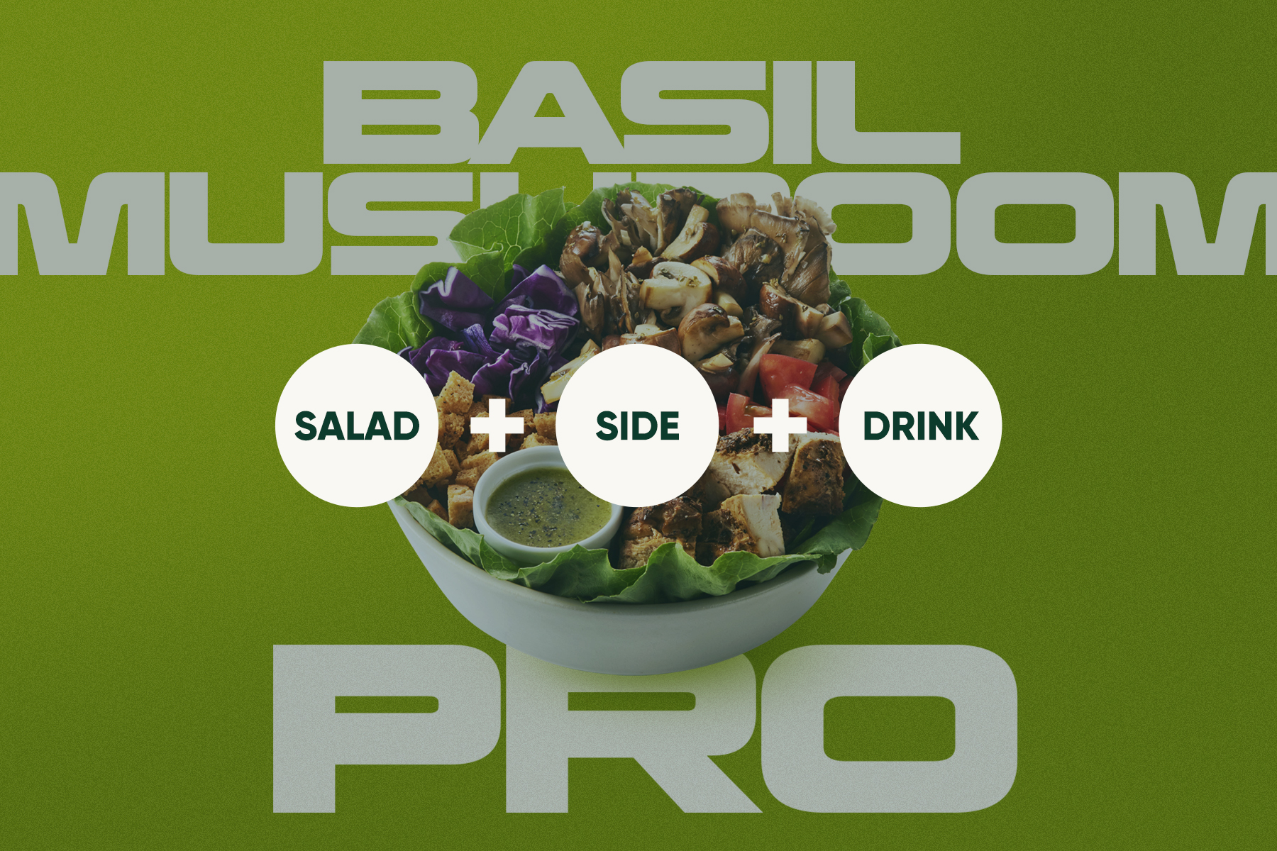 BASIL MUSHROOM PRO TRIO SET