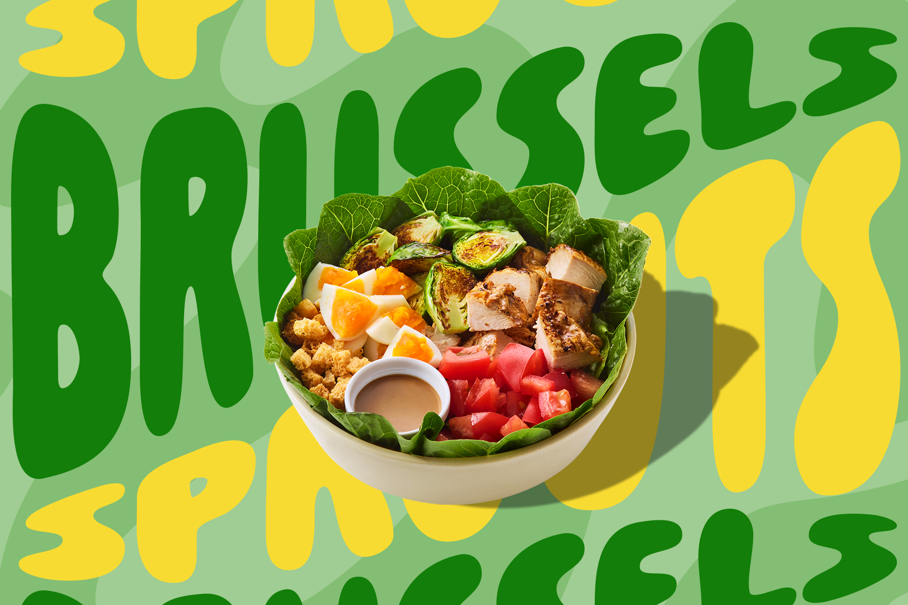 CHICKEN + BRUSSELS SPROUTS