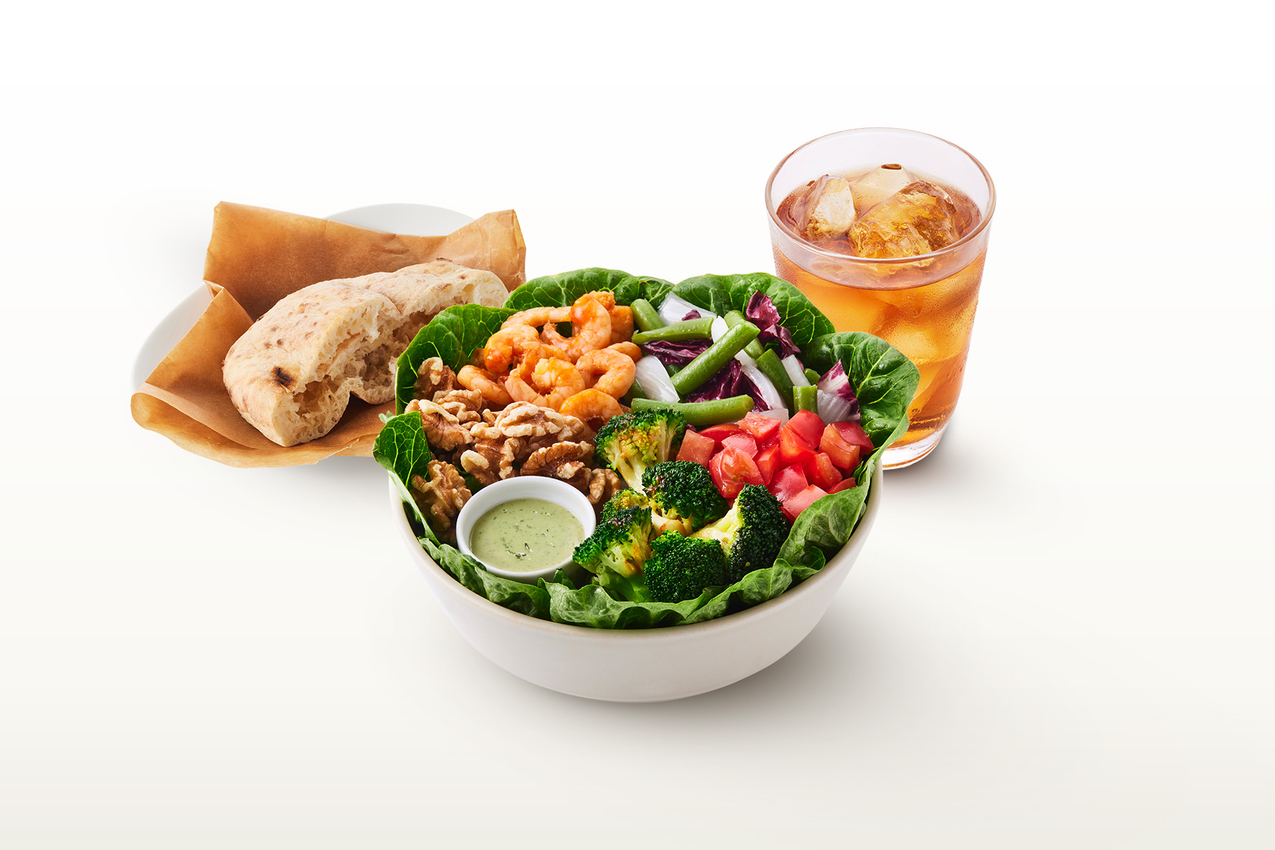 SPRING VEG & SHRIMP + DRINK + SIDE SET