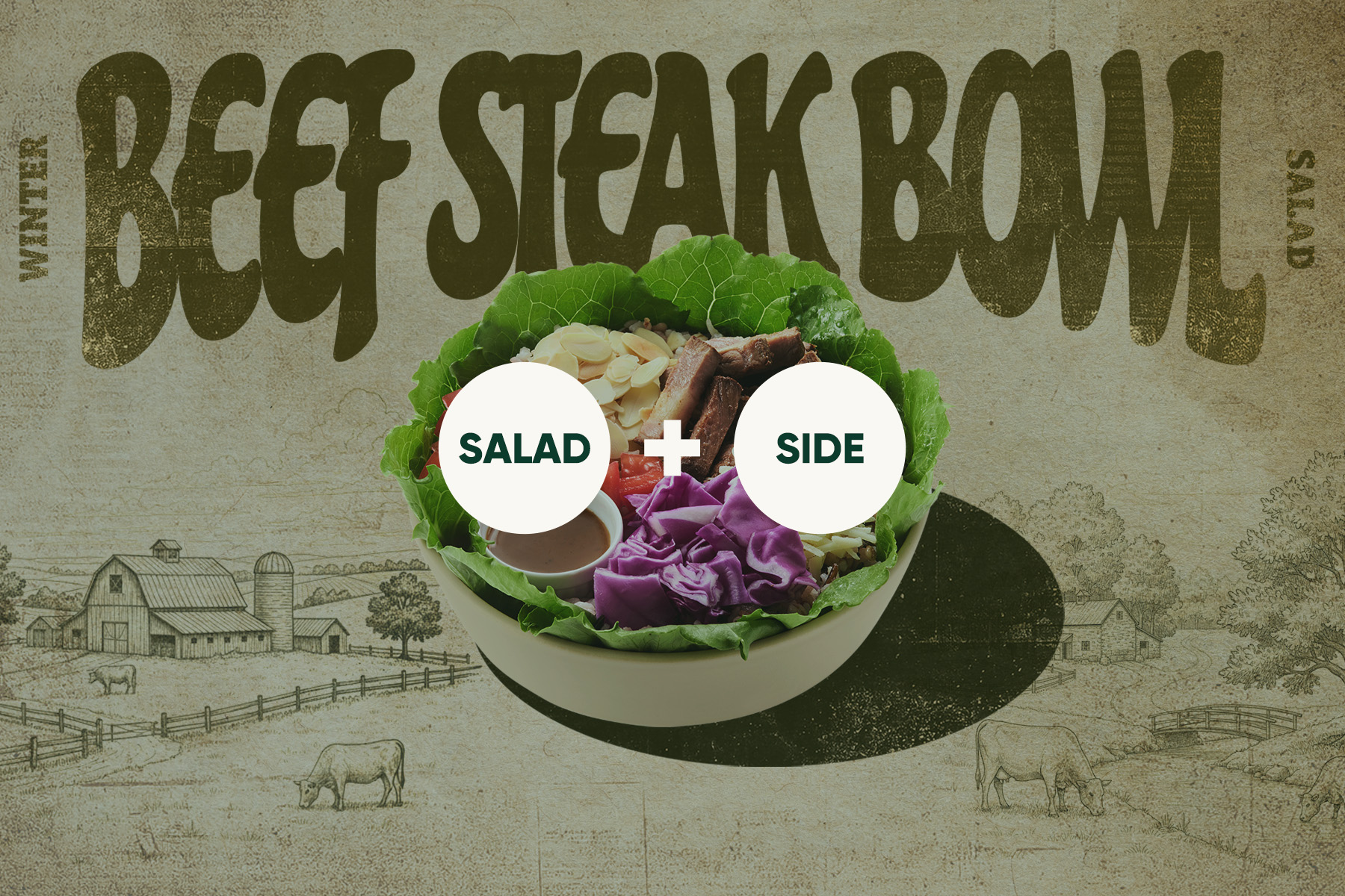 BEEF STEAK BOWL COMBO SET