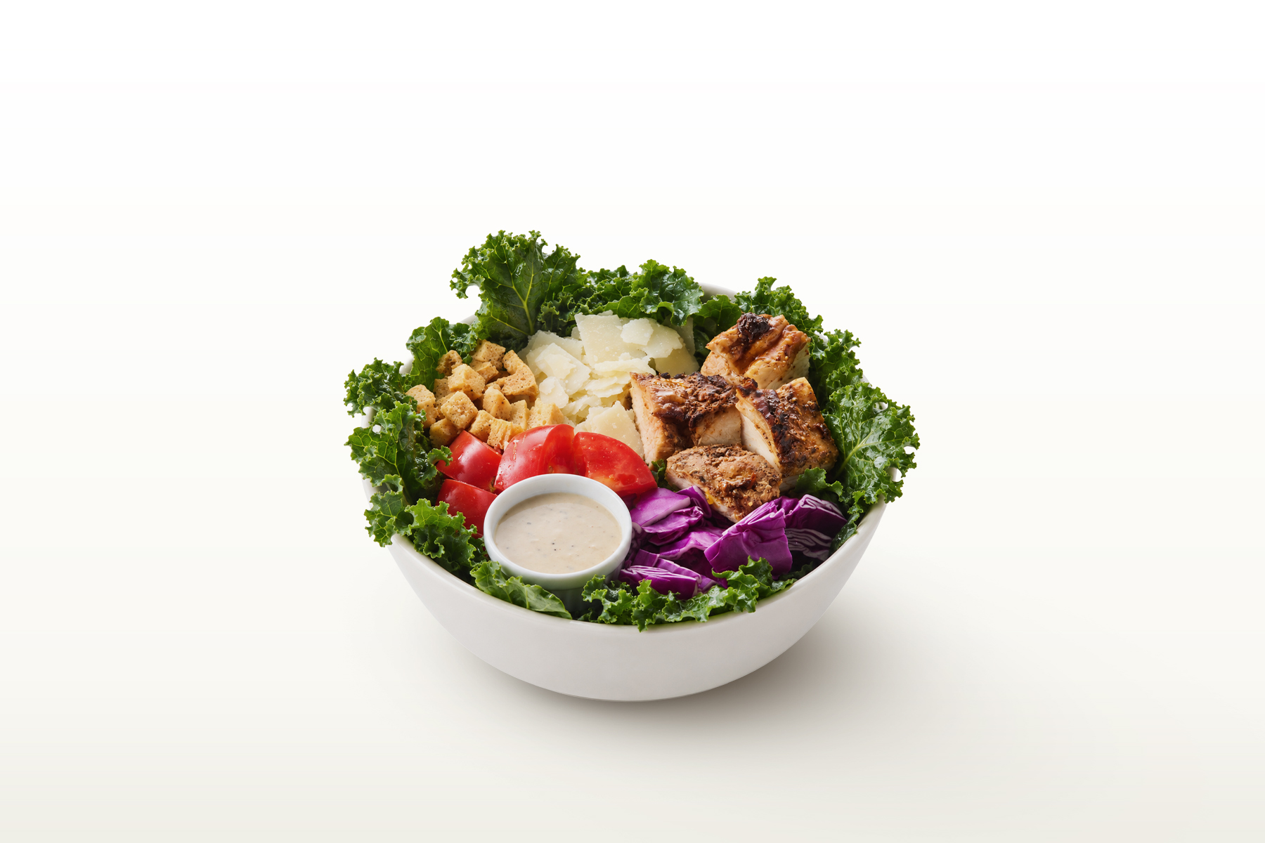 Kale & Grilled Chicken Caesar Salad