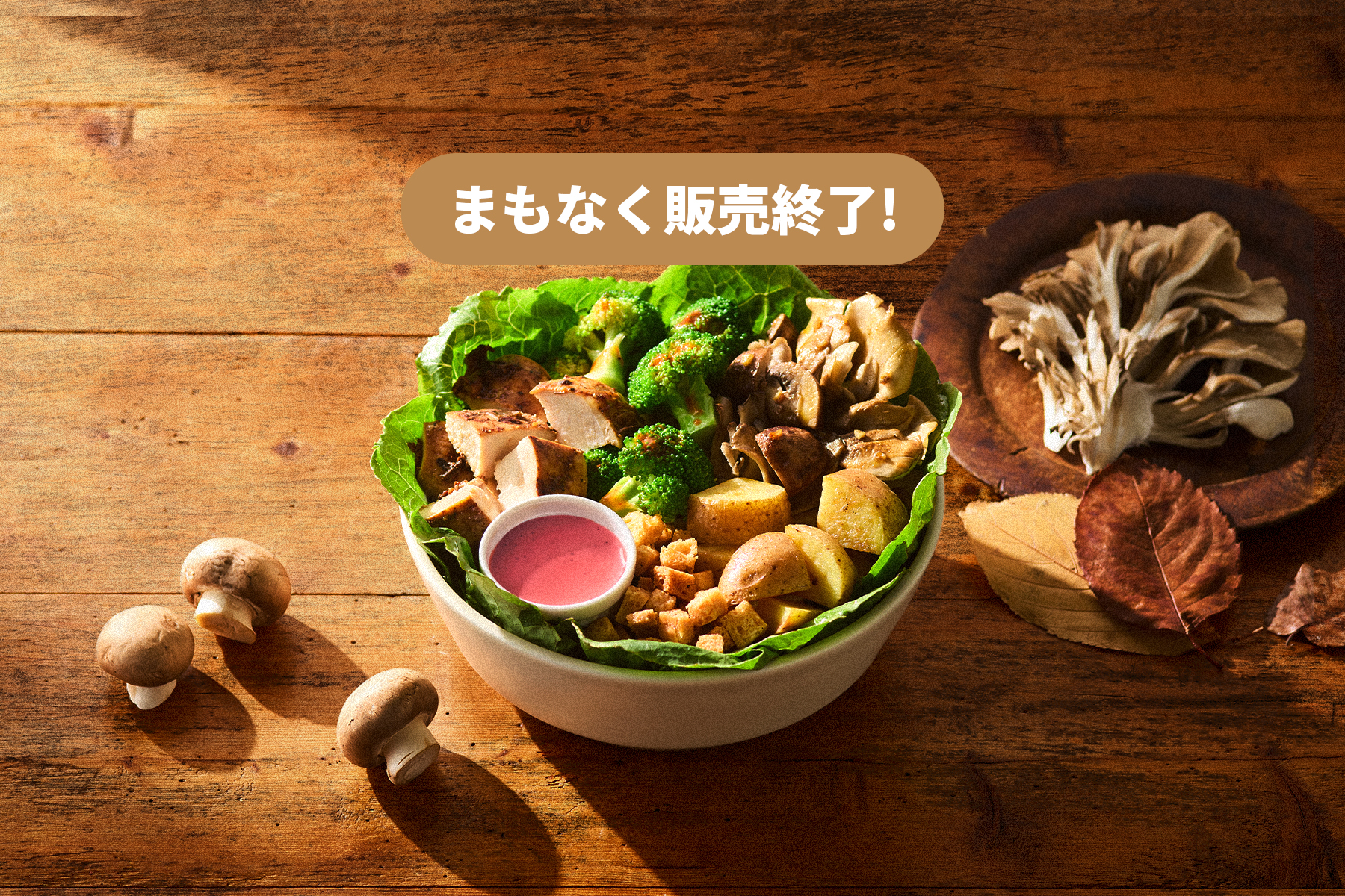 AUTUMN MUSHROOM & MAPLE CHICKEN
