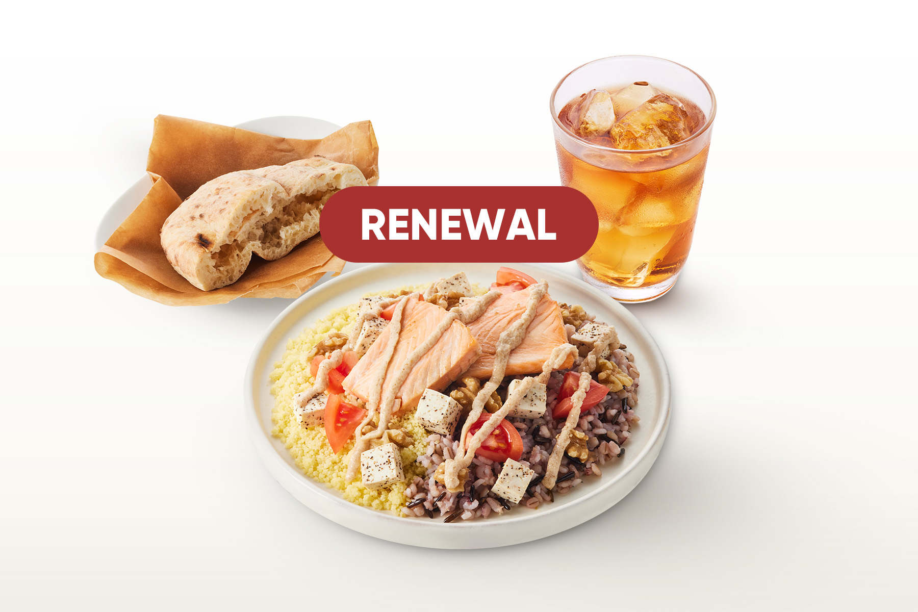 SALMON PLATE TRIO SET