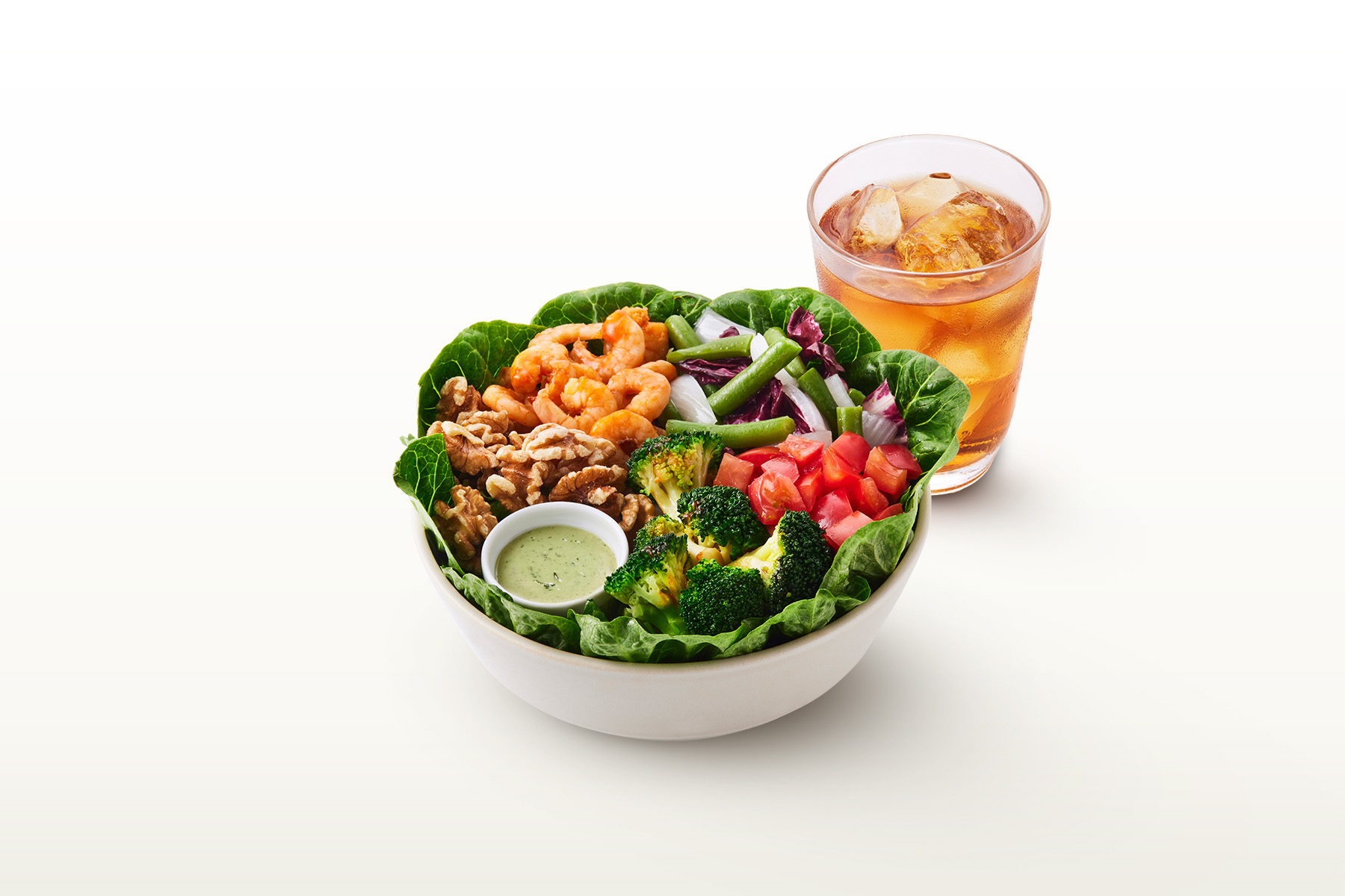 SPRING VEG & SHRIMP + DRINK SET