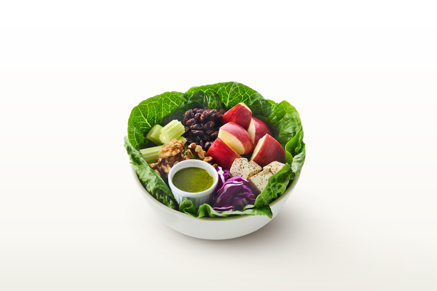 Apple & Raisin Basil Onion Fresh Salad