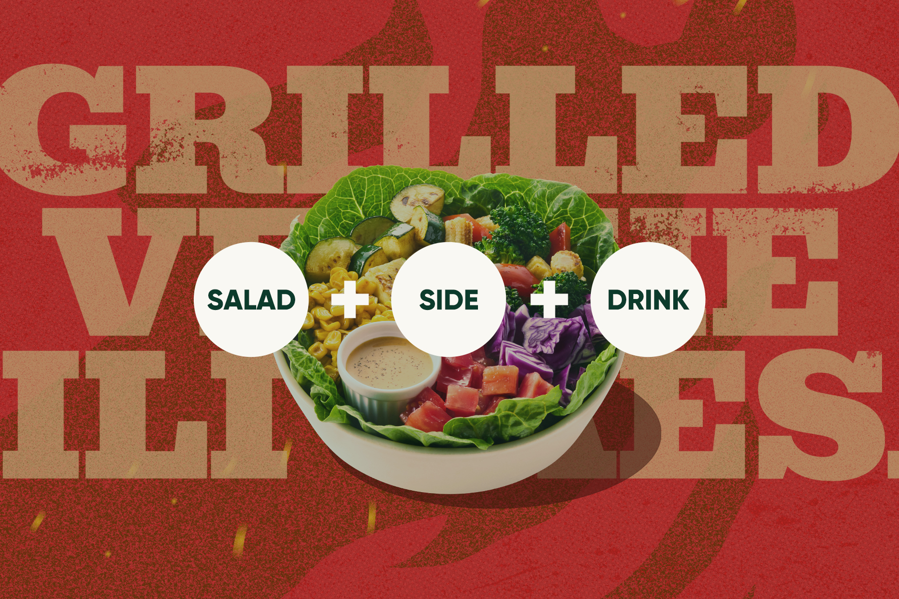 GRILLED VEGGIE CHILI CAESAR TRIO SET