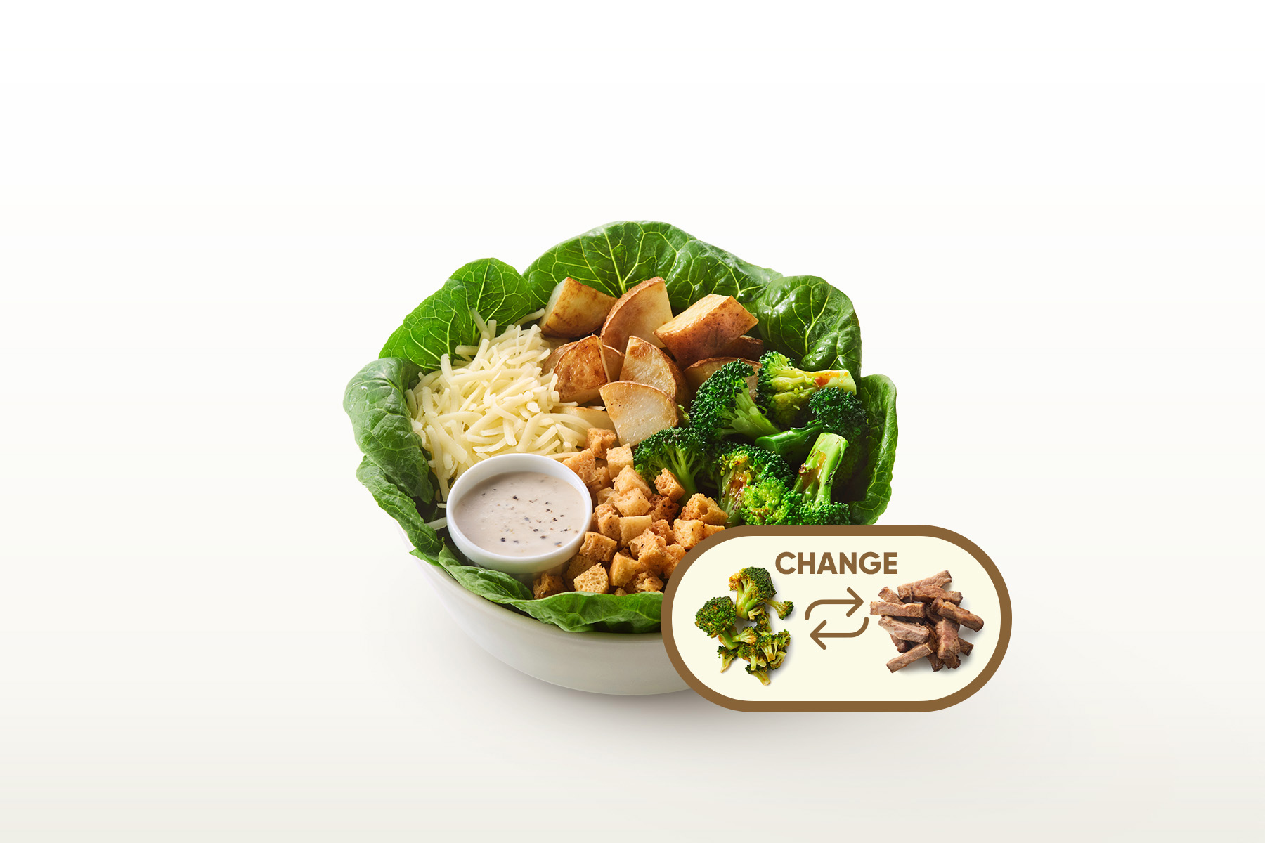 ROASTED POTATO CAESAR feat. BEEF STEAK