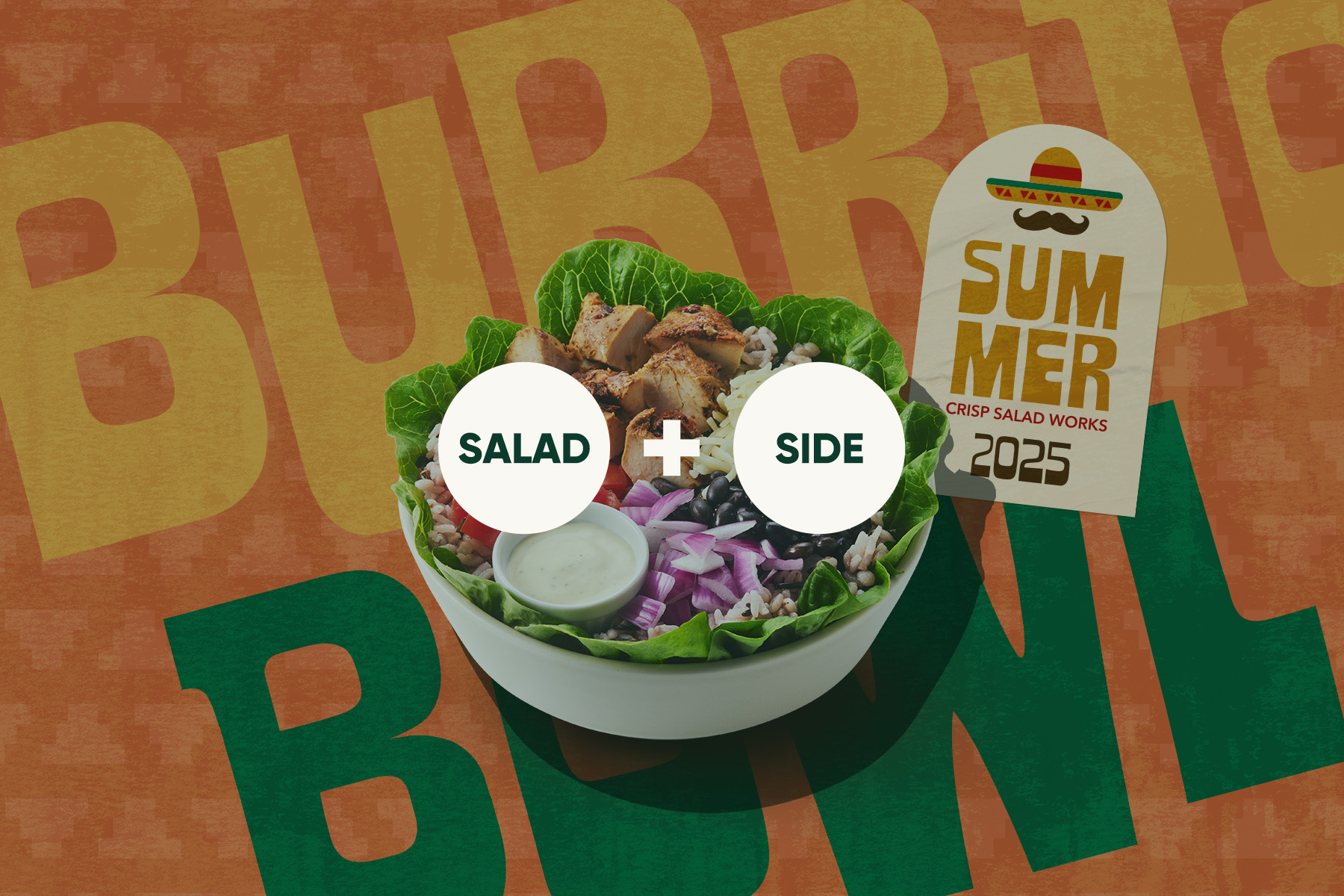 BURRITO BOWL (CHICKEN +30g) COMBO SET
