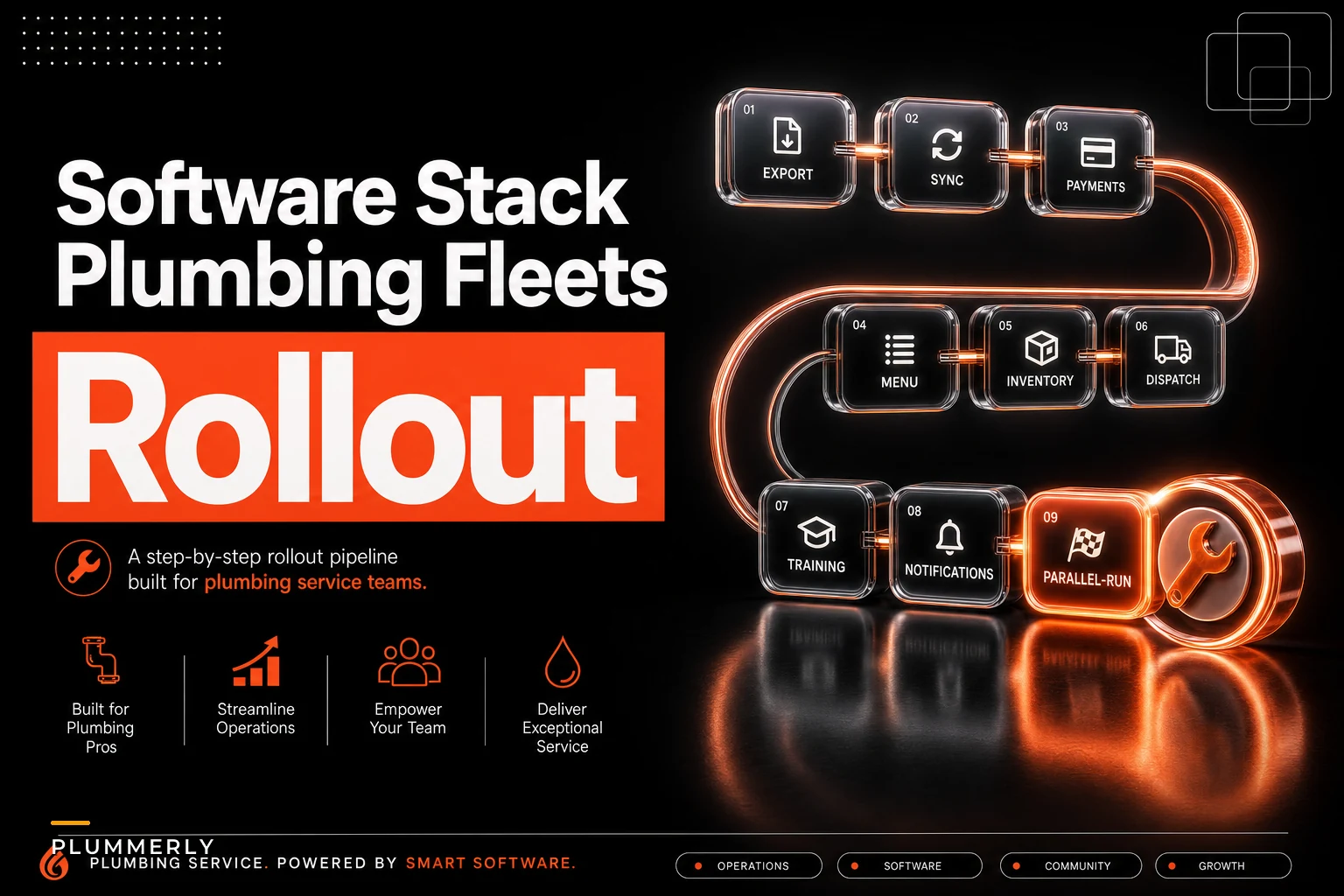 A Practical Software-Stack Guide for Plumbing Businesses with 1–10 Trucks: Categories, Pros/Cons, Prices, Integrations, and Which to Choose