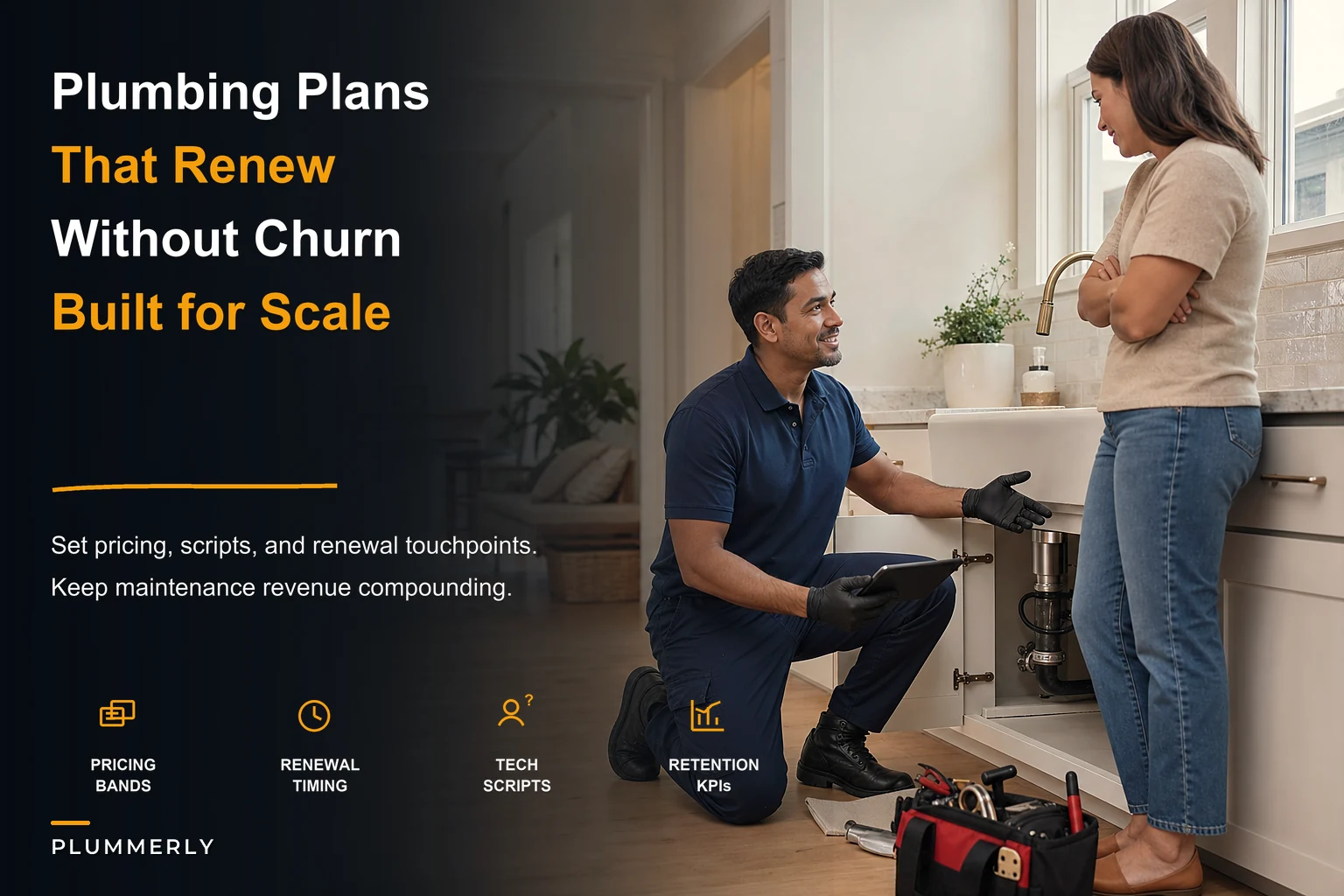 Build Plumbing Maintenance Plans That Scale: Pricing Bands, Tech Scripts & Automated Renewals