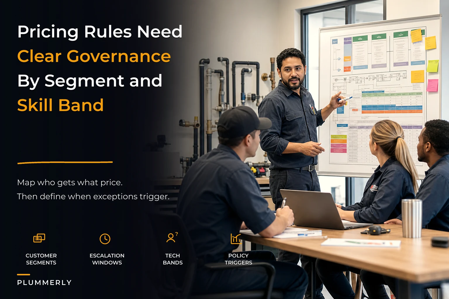 Pricing Architecture for Plumbing: A Governance Framework to Standardize Prices, Escalations & Training Triggers