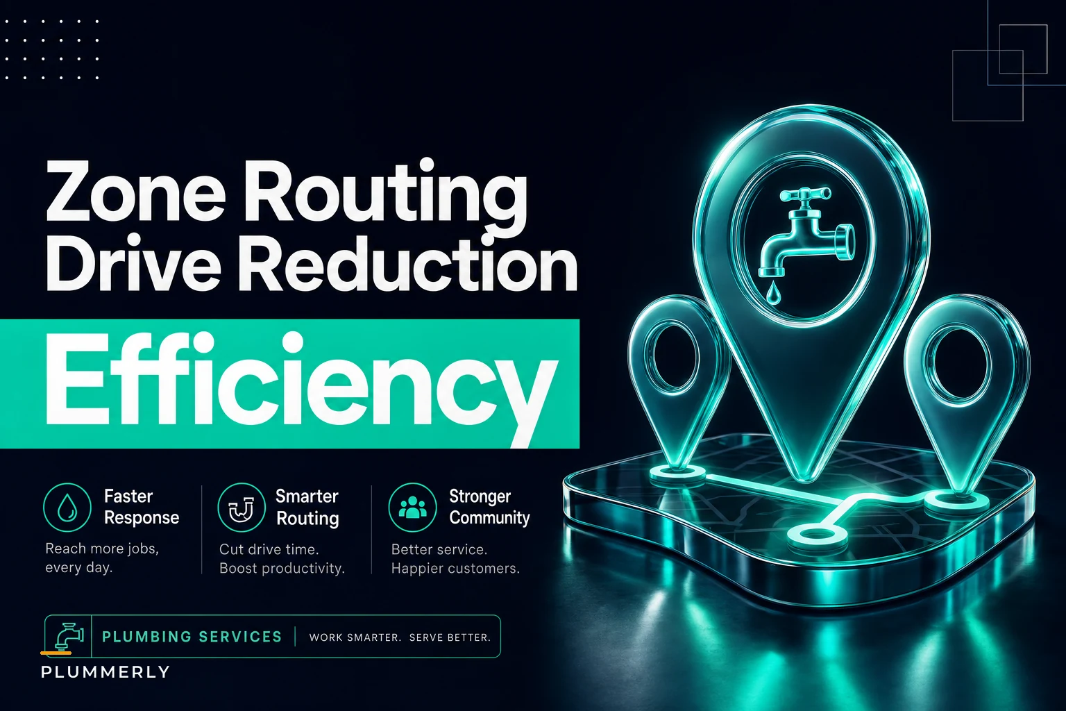 Zone-Based Route Clustering to Cut Technician Drive Time for Small Plumbing Fleets