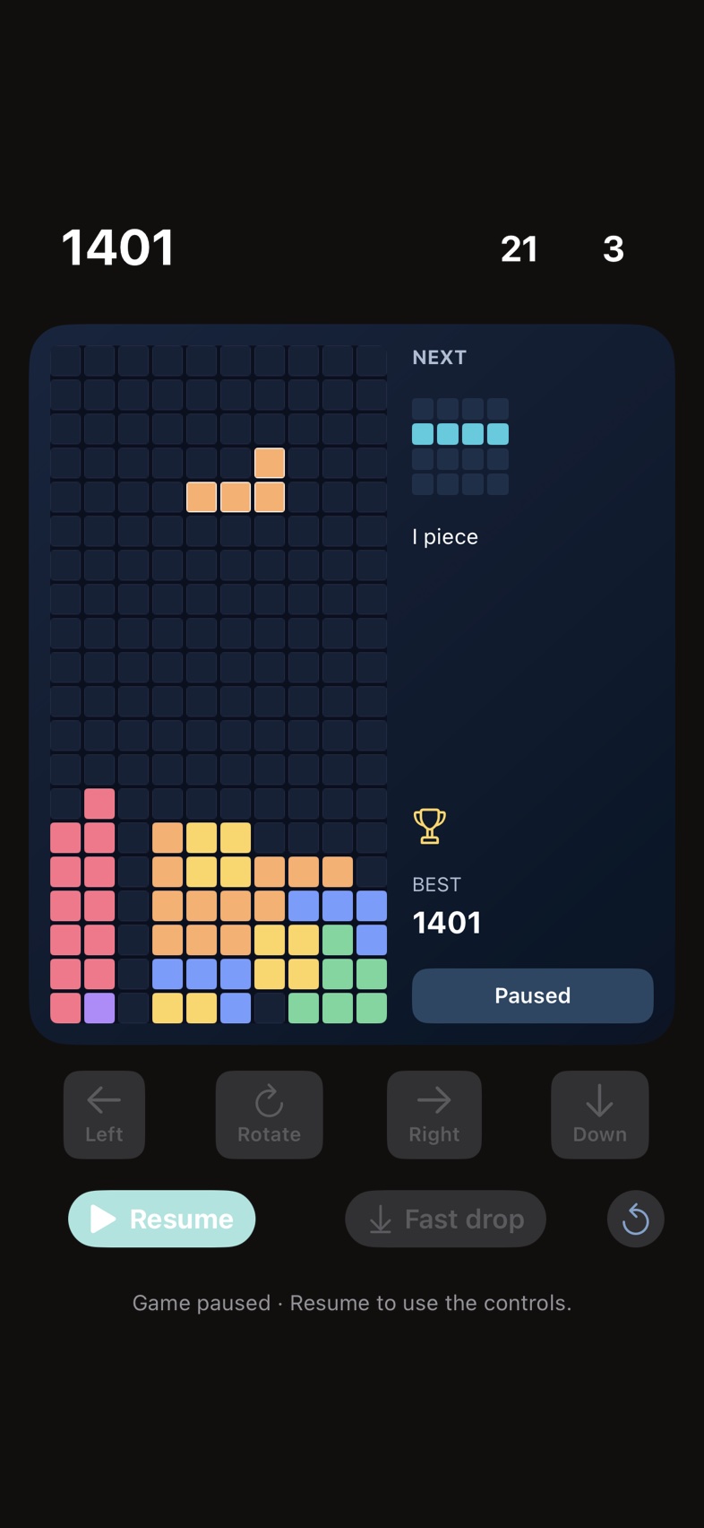 Screenshot 2 of Classic Tetris