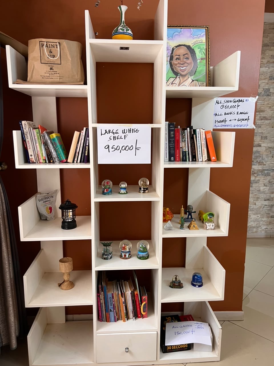 Tall bookshelf