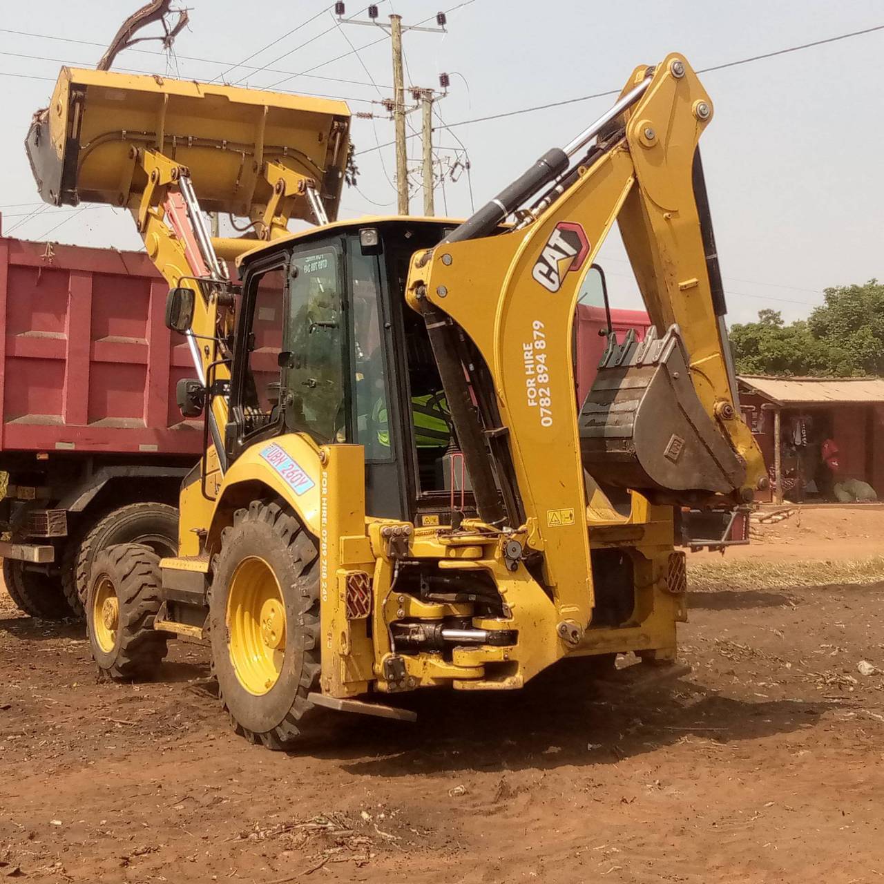 Dry Hiring CAT brand Backhoe Loader Model 426