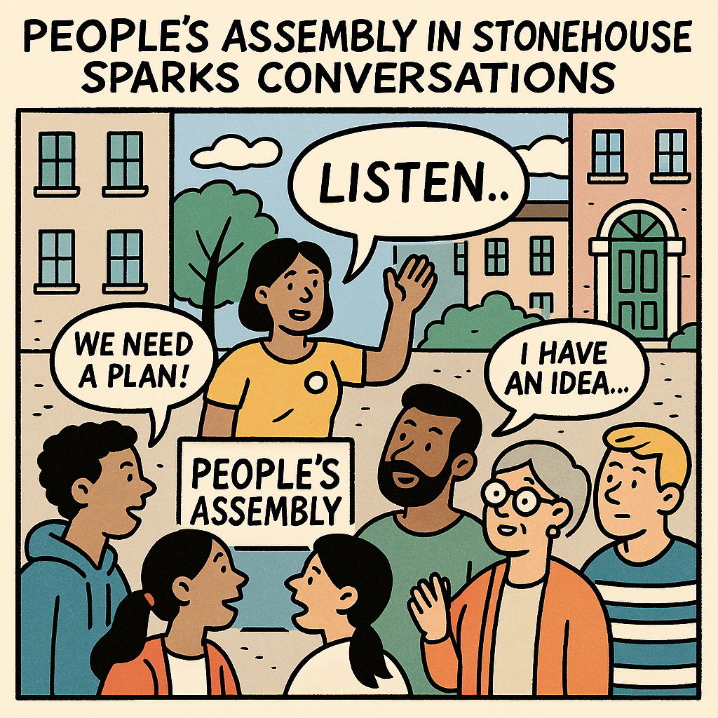 People's Assembly in Stonehouse Sparks Conversations