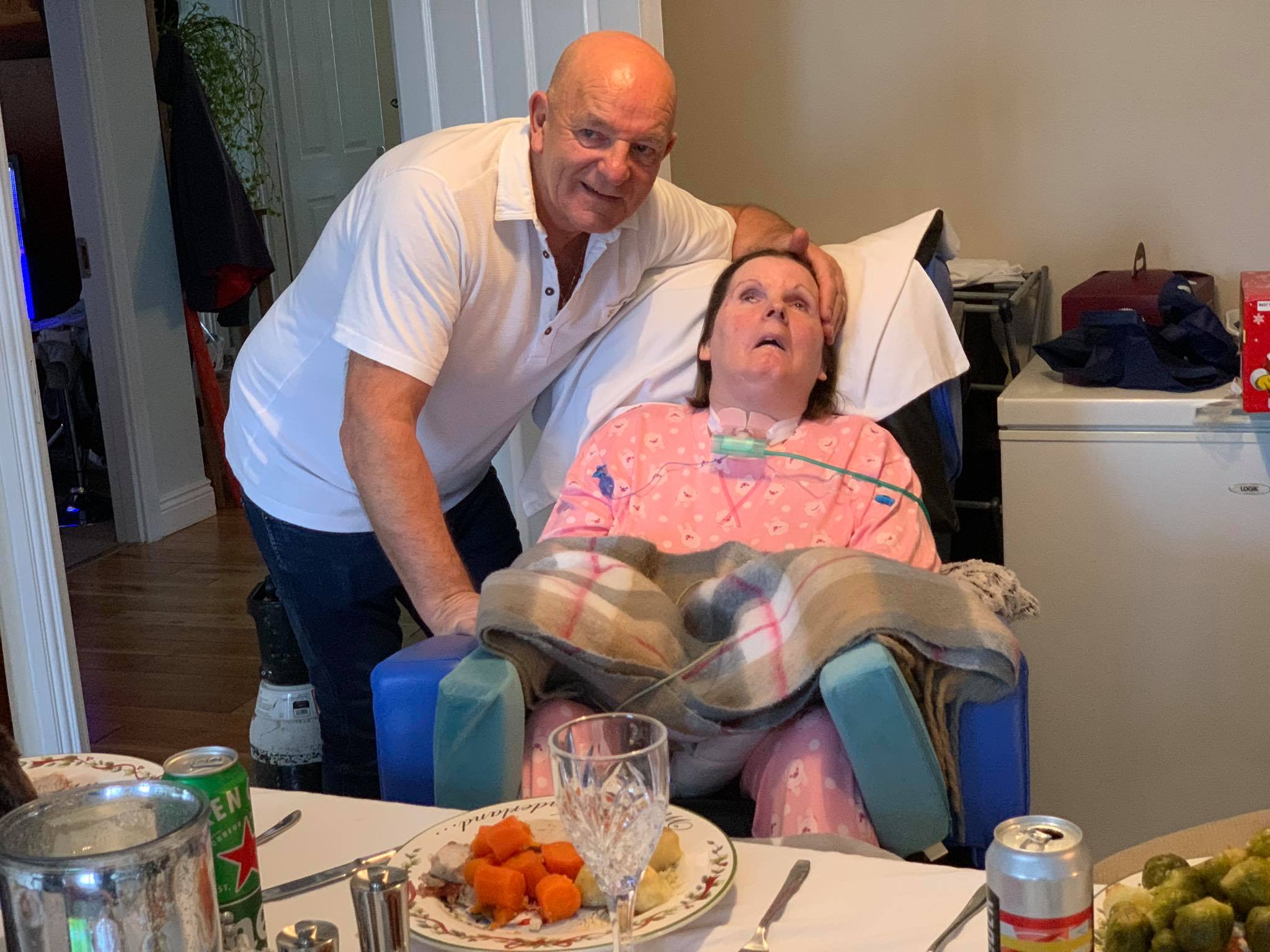 Catherine celebrating Christmas at home