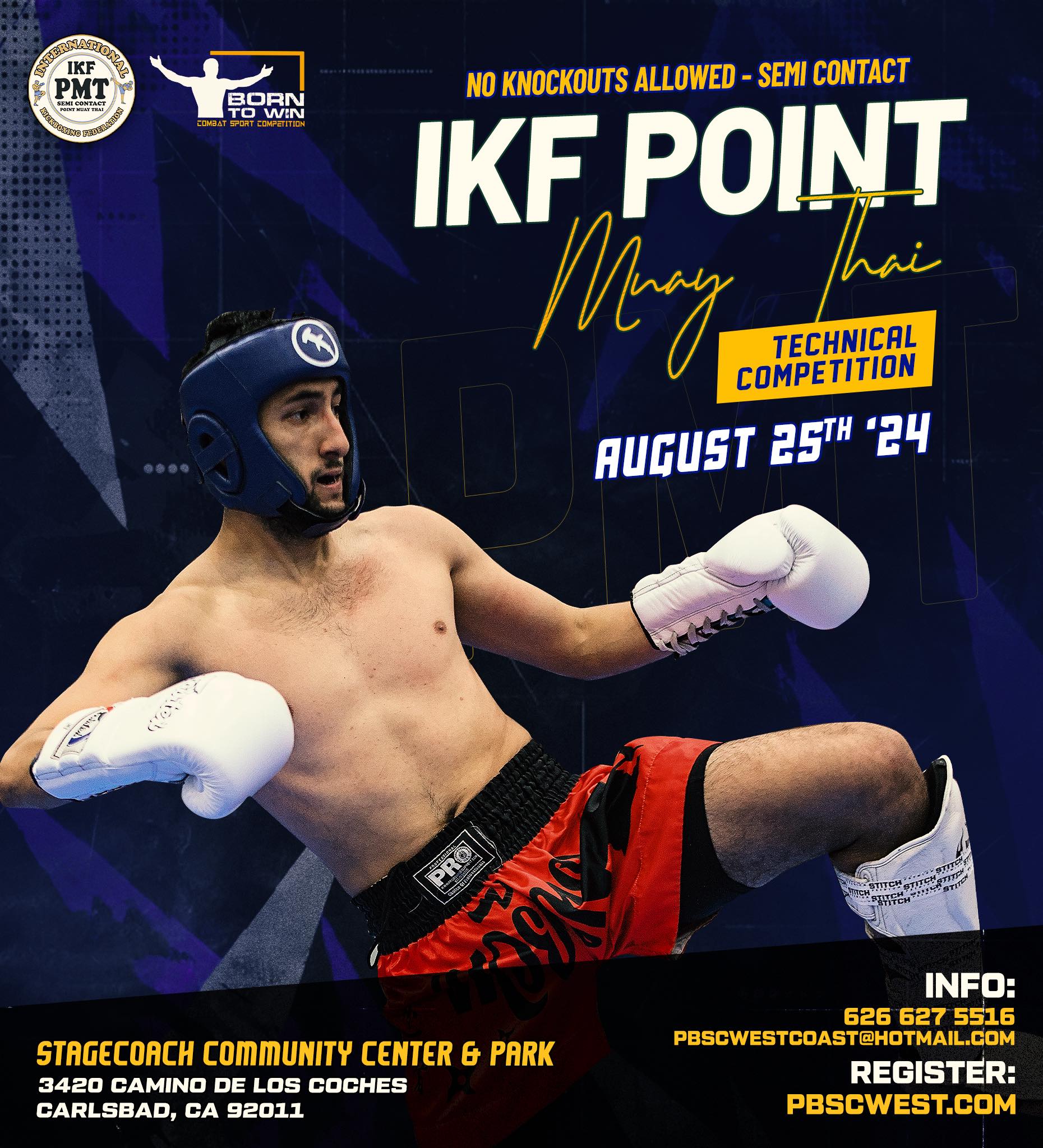 IKF Point Muay Thai, Carlsbad Flyer