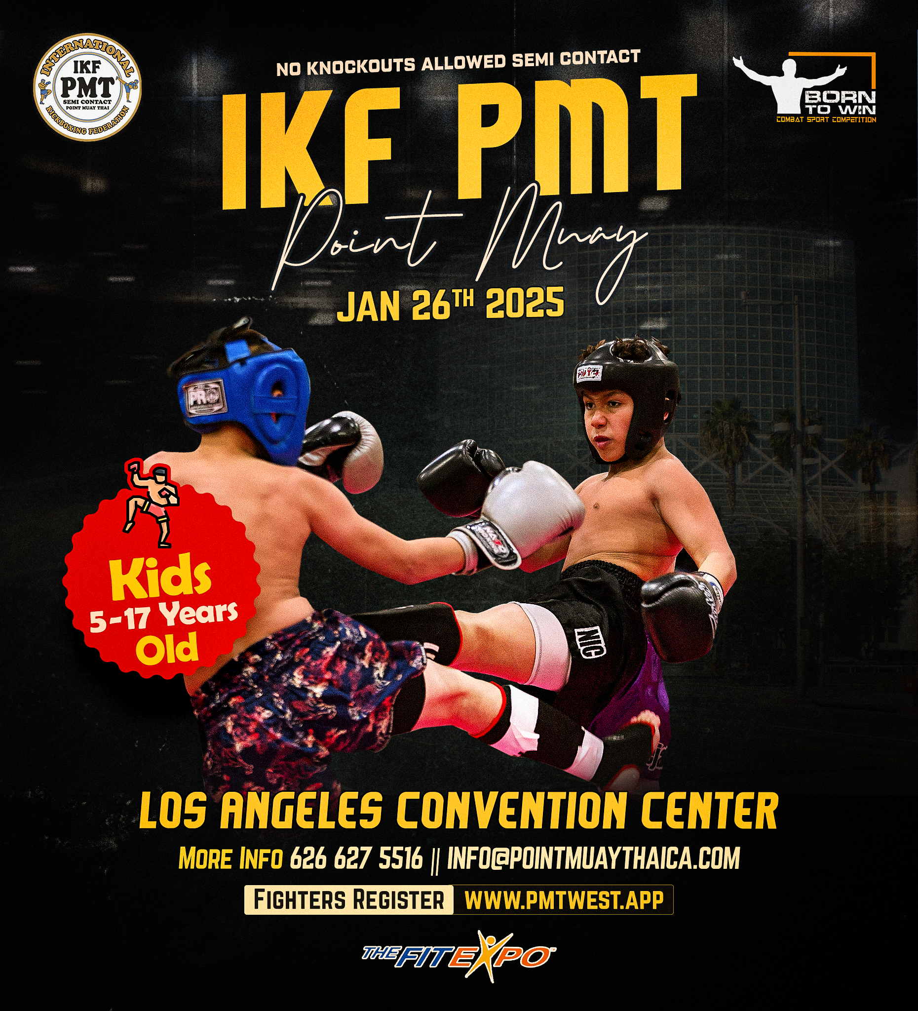 IKF Point Muay Thai Fitexpo (Youth) Flyer