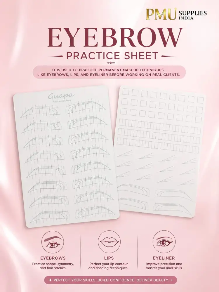 Eyebrow Practice Sheet