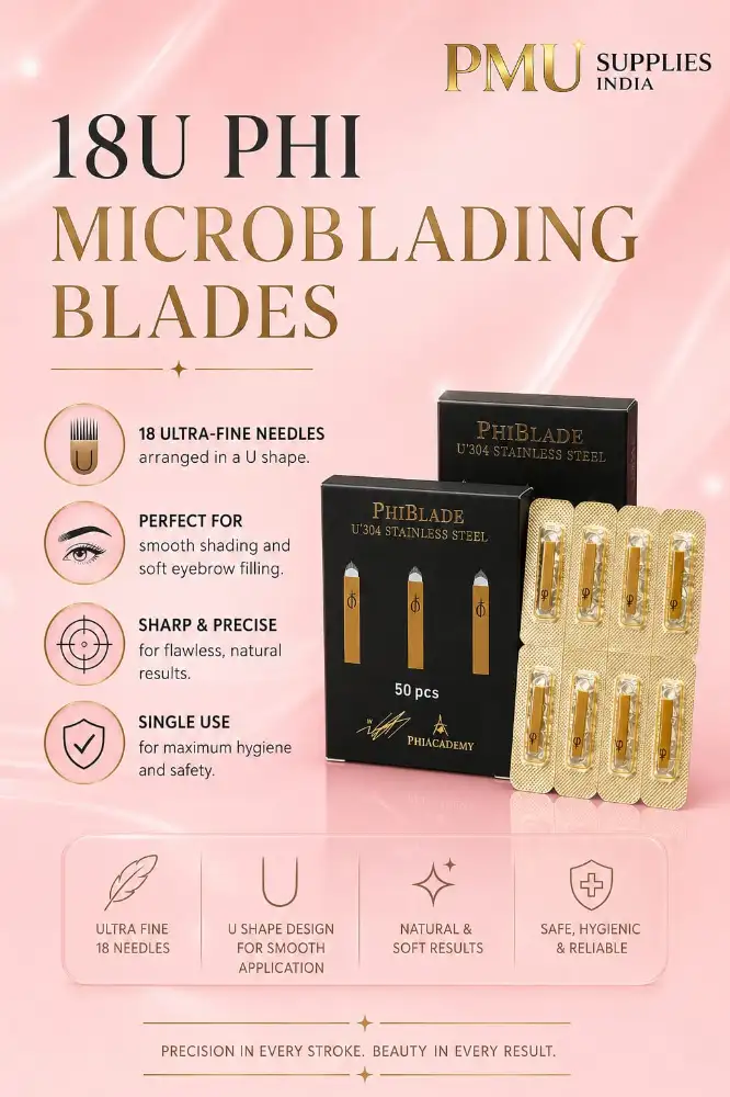 18U Phi Microblading Blades