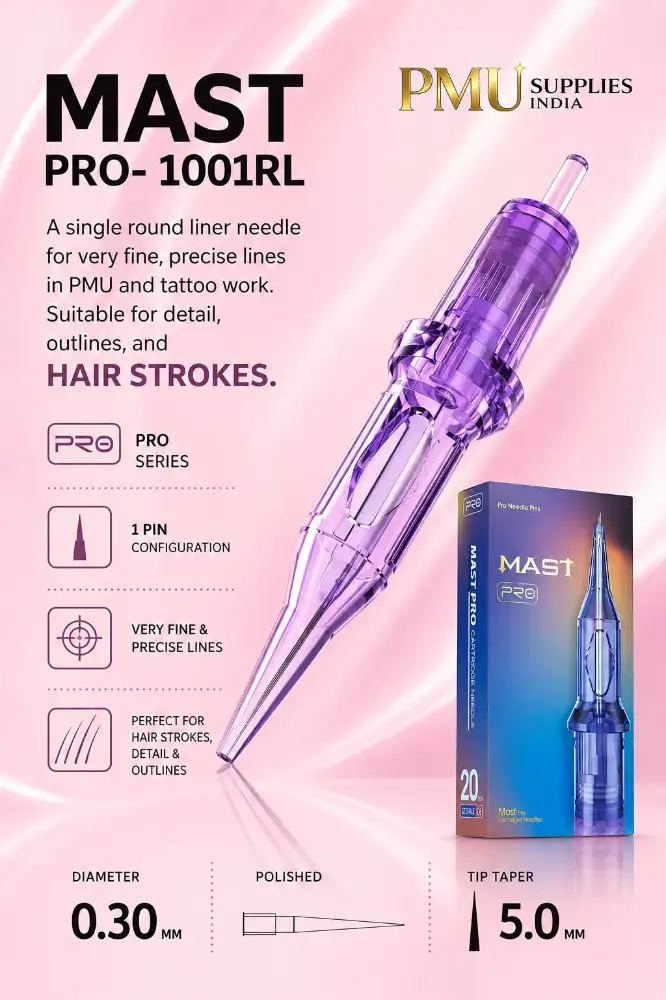 MAST PRO 1001RL Cartridge Needle – Ultimate Precision for Fine PMU Work