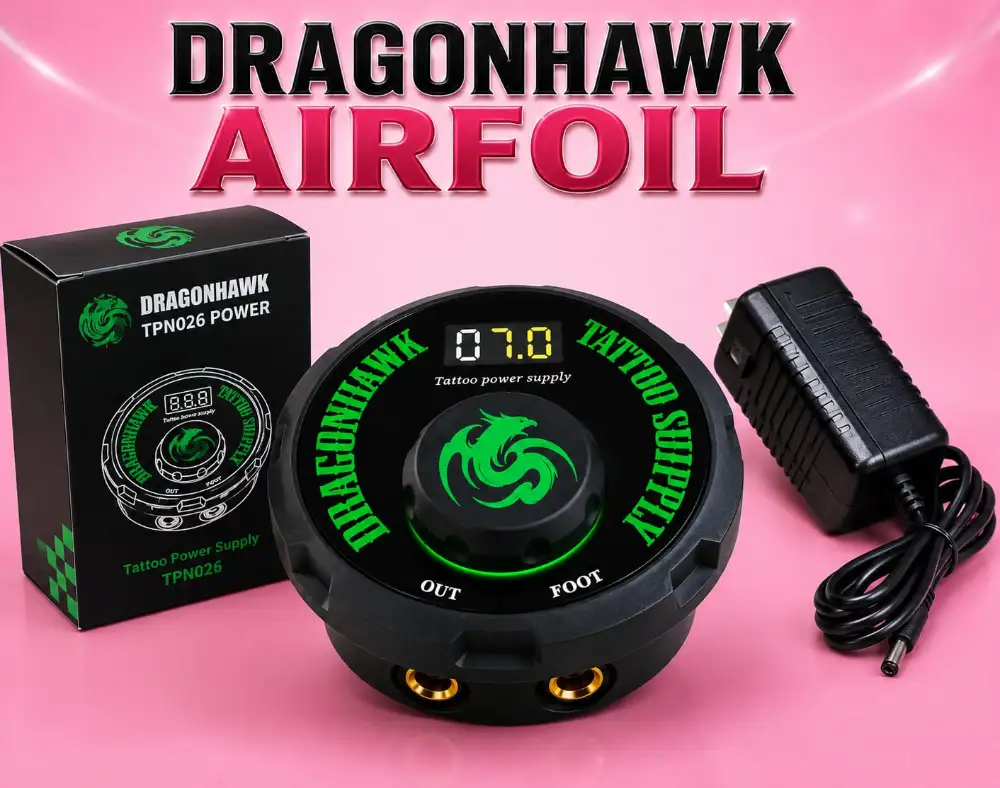 Dragonhawk Airfoil Tattoo Power Supply