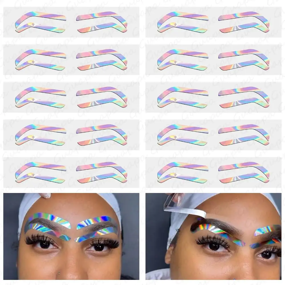 Airbrush Brows Sticker – Eyebrow Shaping Guide Stencils 3