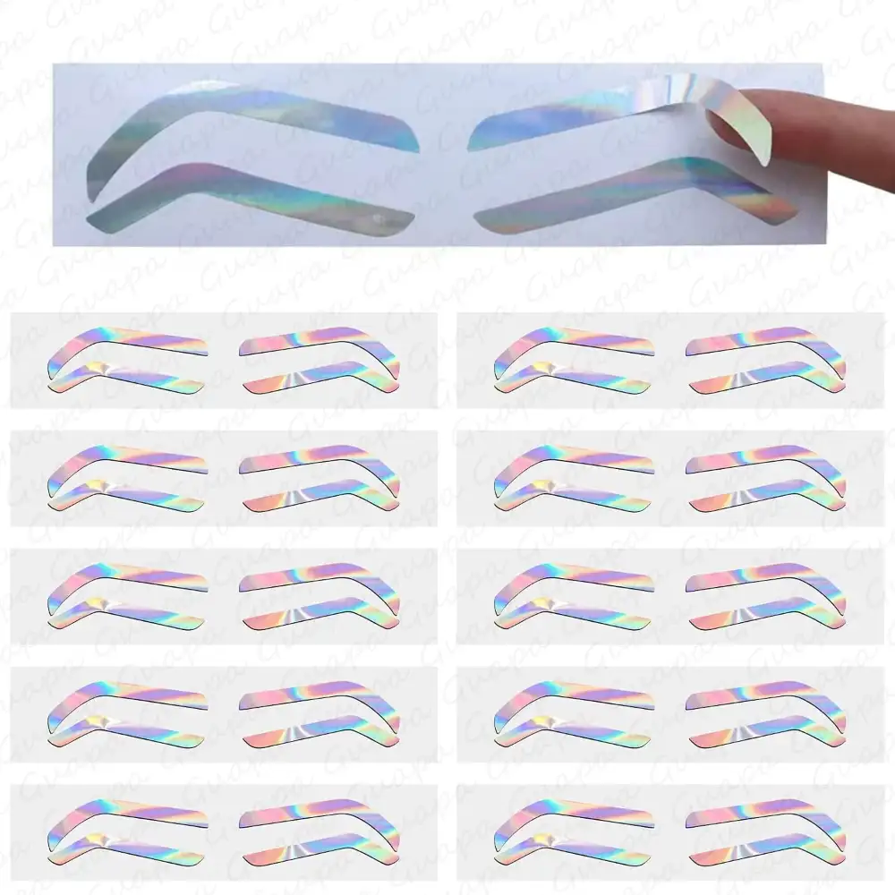 Airbrush Brows Sticker – Eyebrow Shaping Guide Stencils 4