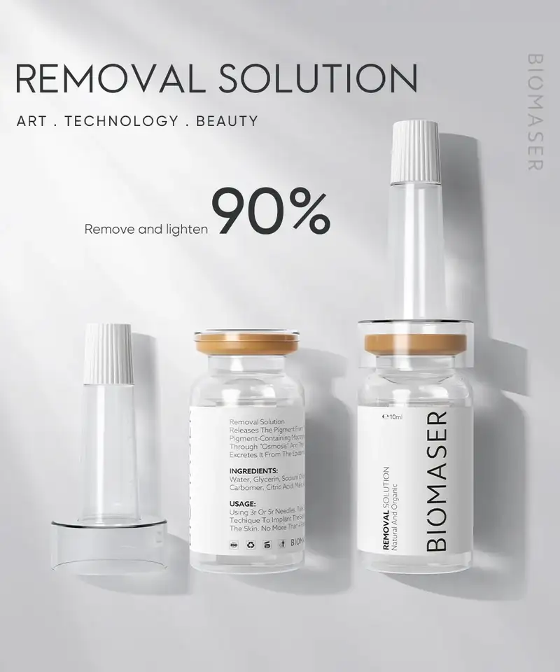 BIOMASER Removal Solution – Professional PMU Pigment Removal System 3