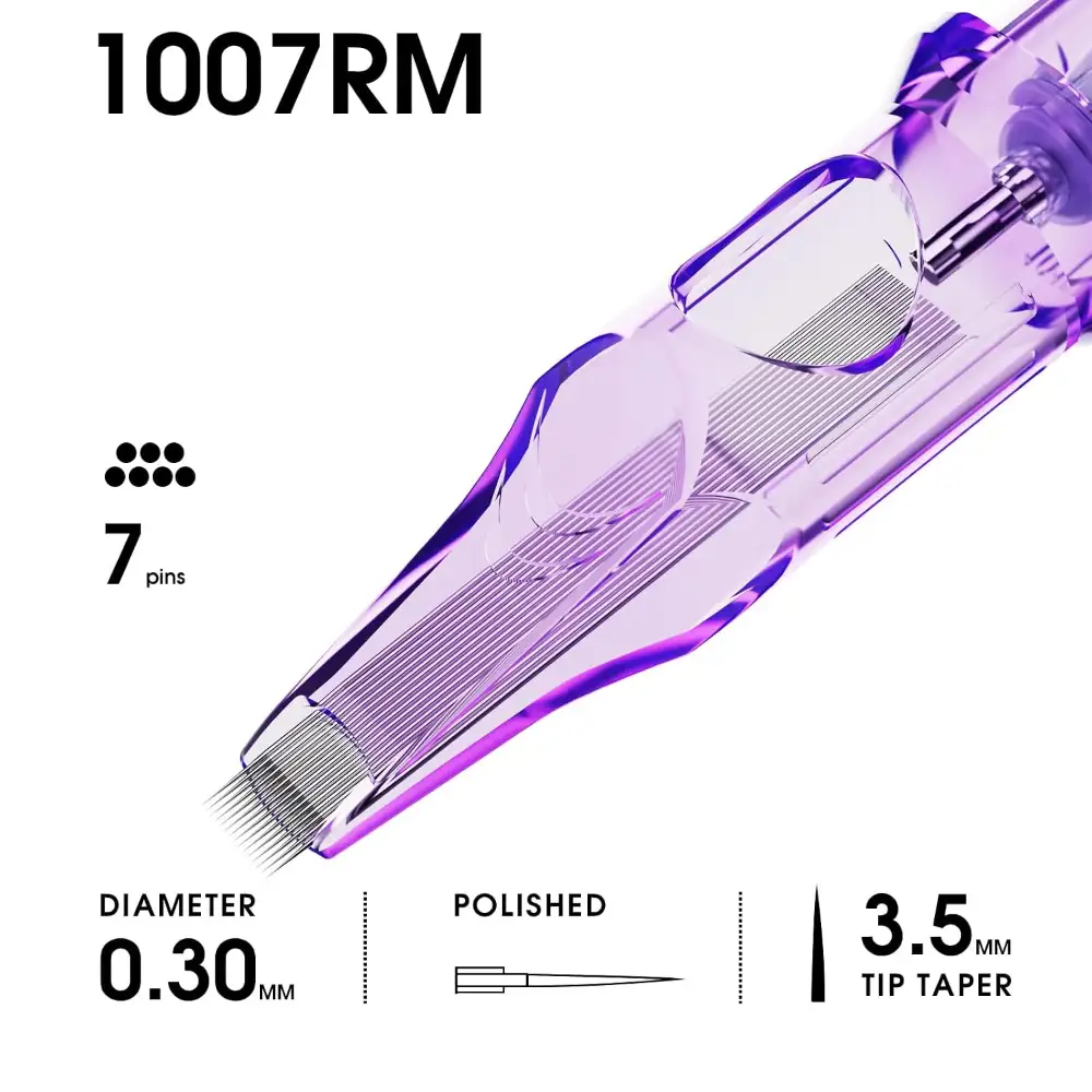 MAST PRO 1007RM Cartridge Needle – Advanced Shading & Color Packing Performance 3
