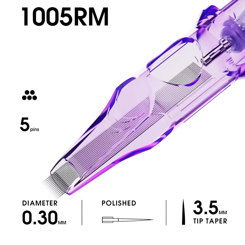 MAST PRO 1005RM PMU Cartridge Needle – Perfect for Soft Shading & Color Packing 3