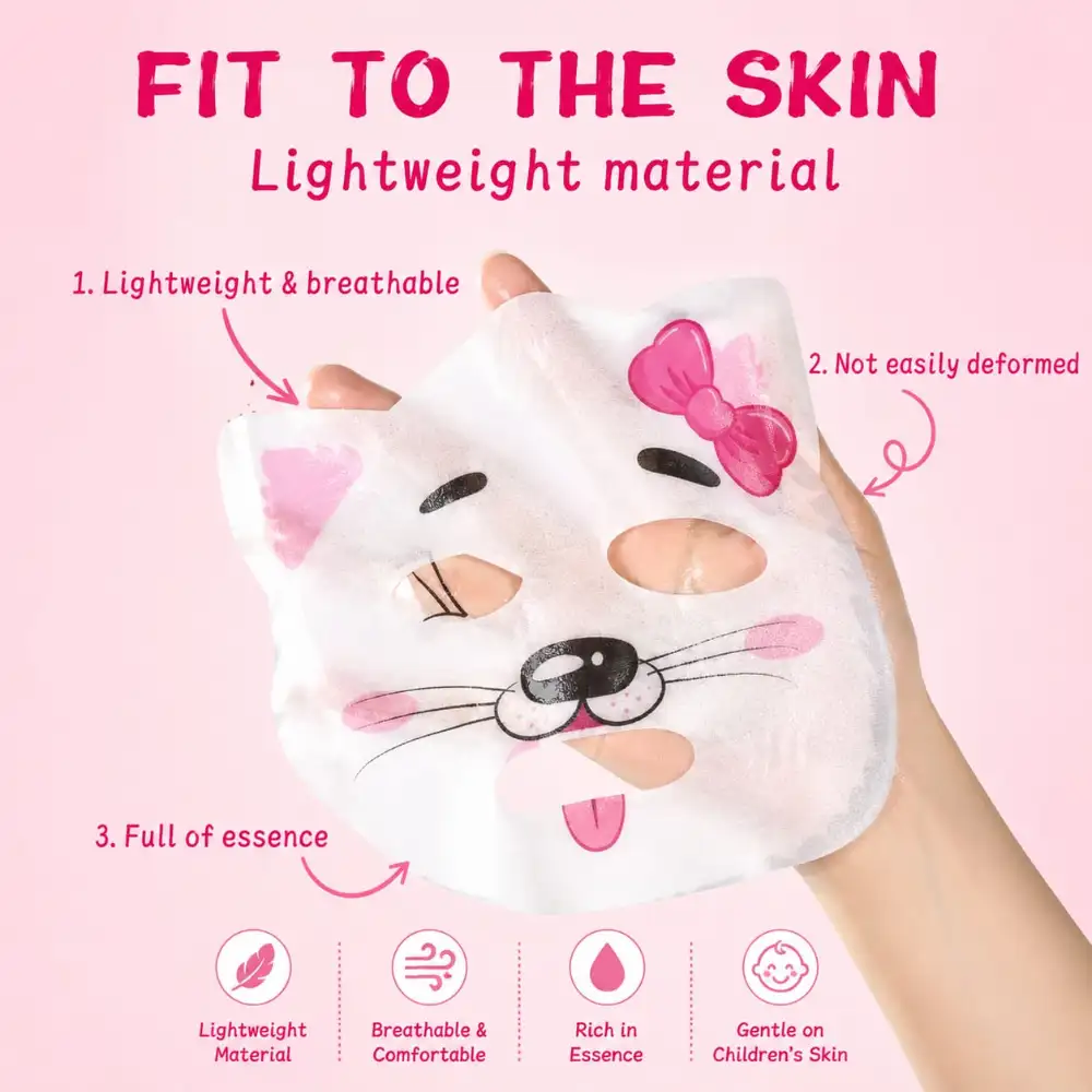 Children’s Cat Moisturizing Mask 5pcs 4