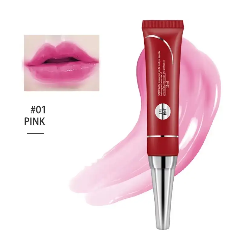 Cherry Blossom Essence Lip Gloss, #01 Pink,#05 Red, Glossy Lip Color for Women, Smooth Finish, 15 ml 2